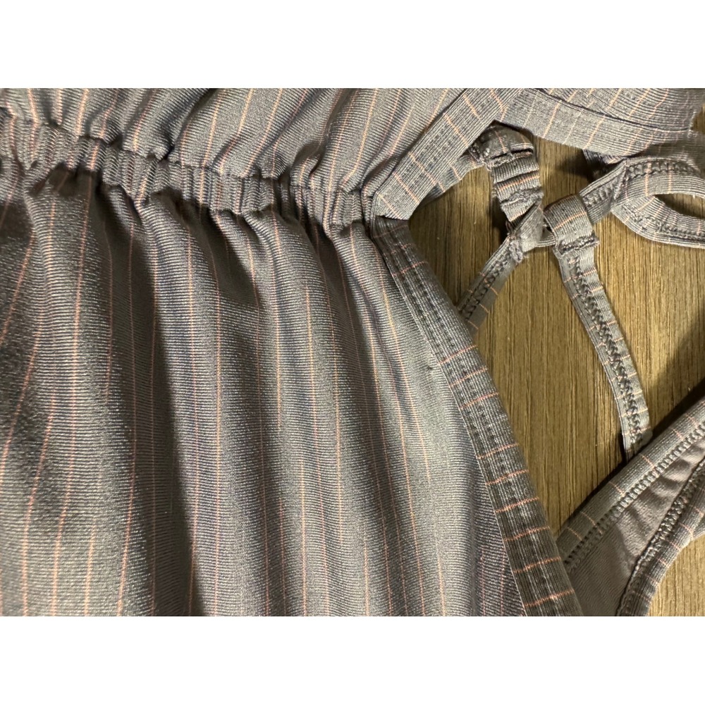 Prana active Dress Womens Medium Striped Strappy Back Built In Bra size M - Picture 9 of 15